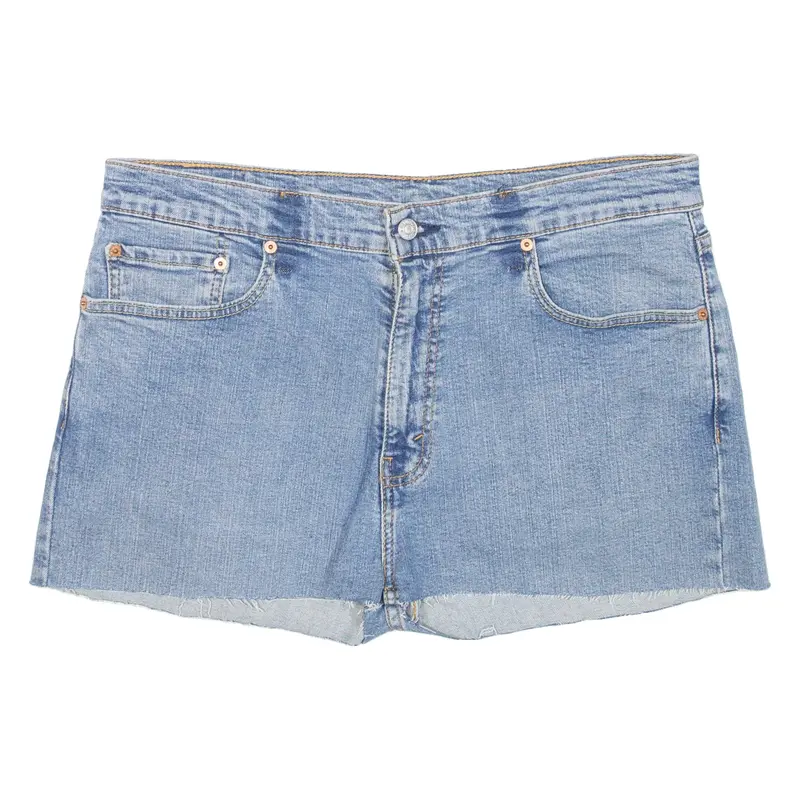 LEVI'S 512 Cut-off Mens Denim Shorts Blue XL W36