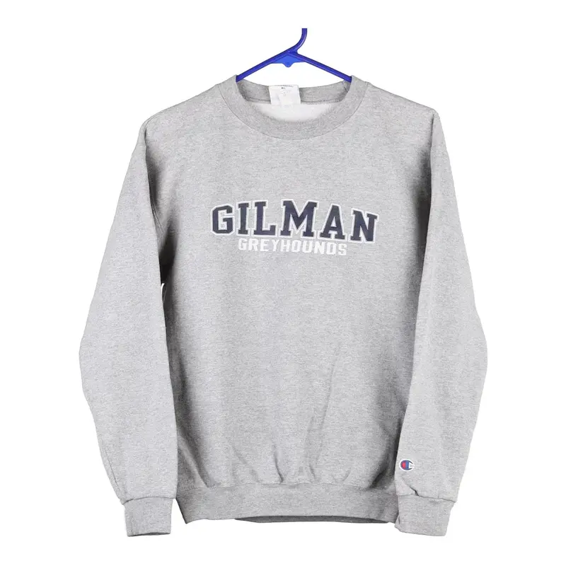 Age 10 Champion Sweatshirt - XL Grey Cotton