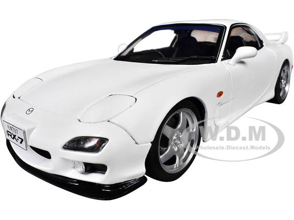 2001 Mazda RX7 Type RS (FD3S) RHD (Right Hand Drive) White 1/18 Diecast Model Car by Solido