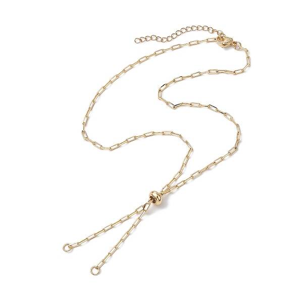 Brass Slider Necklace Makings