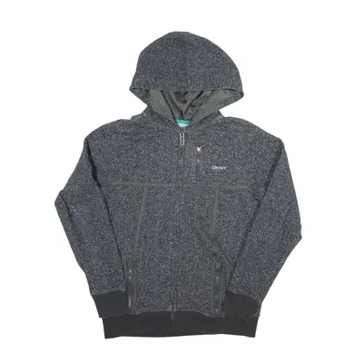 DKNY Hoodie Grey Full Zip Boys S