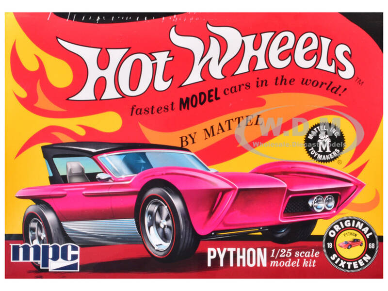 Skill 2 Model Kit Python Car Hot Wheels 1/25 Scale Model by MPC