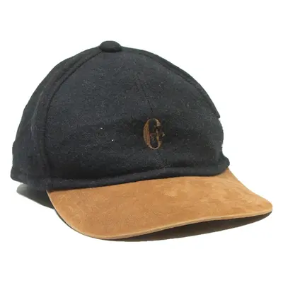 CONTE OF FLORENCE Mens Baseball Cap Black Wool M