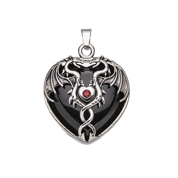 Natural Obsidian Pendants