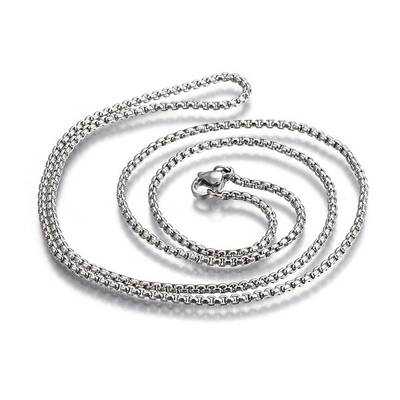 Non-Tarnish 304 Stainless Steel Box Chain Necklaces