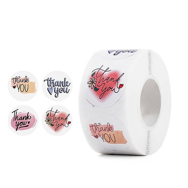 500Pcs Roll Stickers