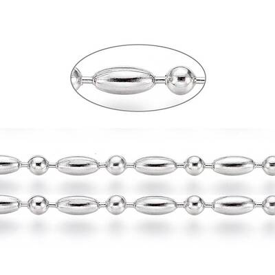 Non-Tarnish 304 Stainless Steel Ball Chains