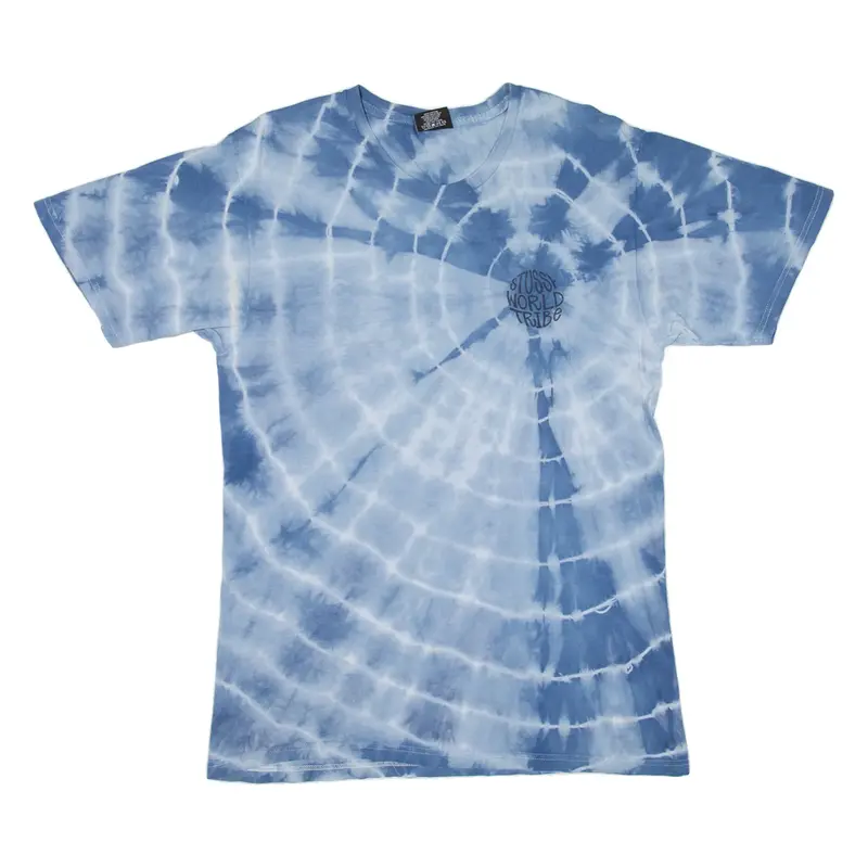 STUSSY Mens Tie Dye T-Shirt Blue M