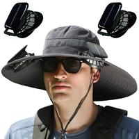 2025 New Solar Fan Outdoor Fishing Hat-Unisex Fishing Solar Fan Hat, Fisherman's Hat with Built-in Fan, Fisherman's Hat with ...
