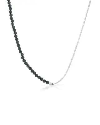 Assunta Gemstone Necklace | Metal Color: Silver | Gemstone: Sapphire
