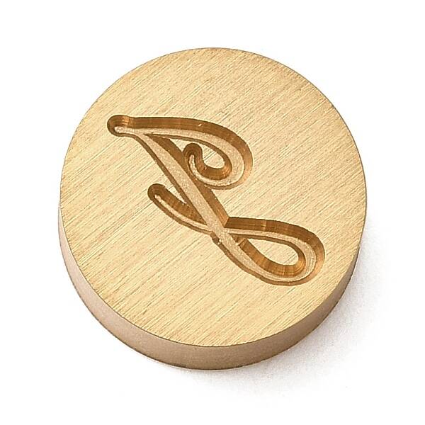 Golden Tone Brass Letter Stamps
