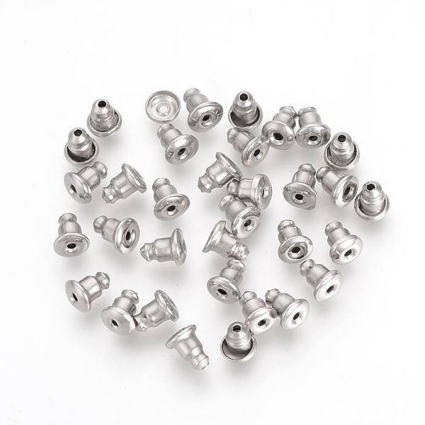 Tarnish Resistant 304 Stainless Steel Ear Nuts Findings