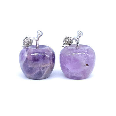 Apple Natural Amethyst Display Decorations