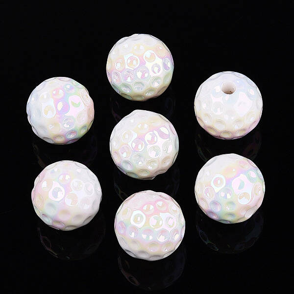 UV Plating Opaque Acrylic Beads