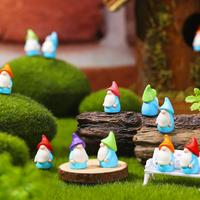 Super Mini Gnomes Figurines Cute Miniature Gnome Ornament Hid and Seek Game Little Gnomes Statues Mini 3D Gnomes Decor for Ho...
