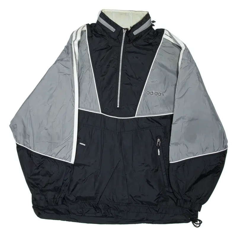 ADIDAS Mens Jacket Black Colourblock M