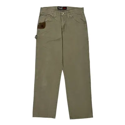 Wrangler Carpenter Trousers - 30? Waist Khaki Cotton