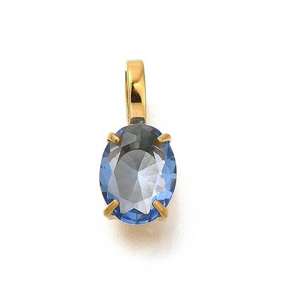 Ion Plating(IP) 304 Stainless Steel Rhinestone Pendants