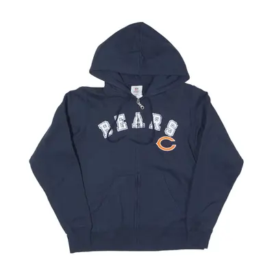 NFL Chicago Bears USA Hoodie Blue Full Zip Womens M