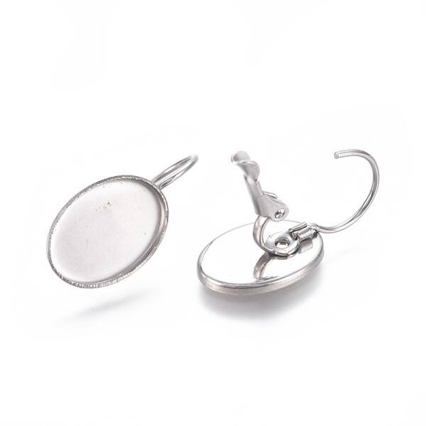 Tarnish Resistant 304 Stainless Steel Leverback Earring Findings