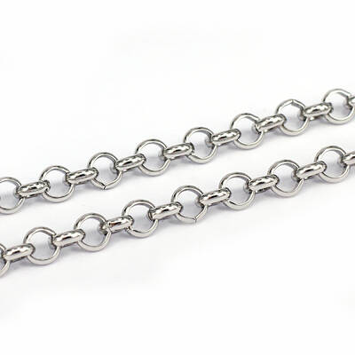 Tarnish Resistant 304 Stainless Steel Rolo Chains