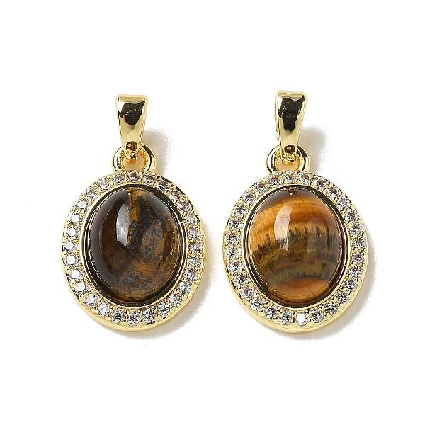 Natural Tiger Eye Pendants