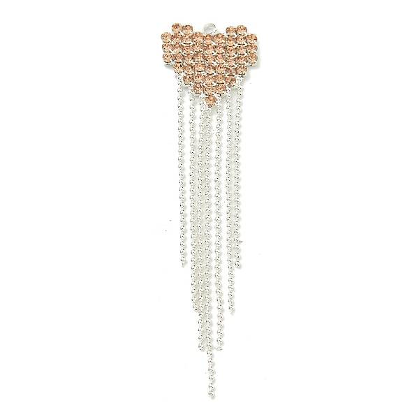 Brass Rhinestone Pendants
