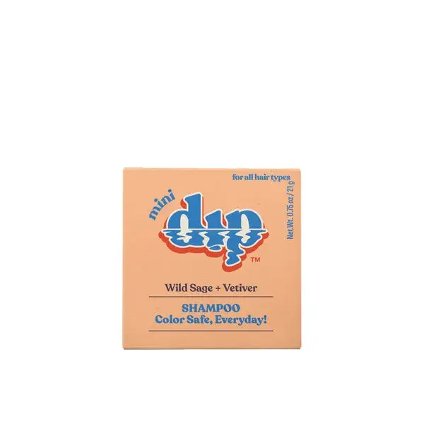 Mini Dip Color Safe Shampoo Bar for Every Day - Wild Sage & Vetiver | Size: 0.75 oz