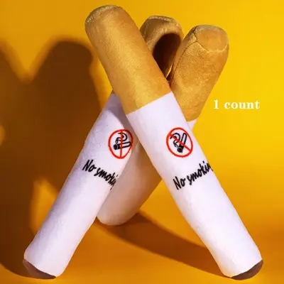 Unique Cigarette Plush Toy Cushion, Multi-size Portable Creative Plush Throw Pillow, Decorative Throw Pillow for Home Sofa Be...