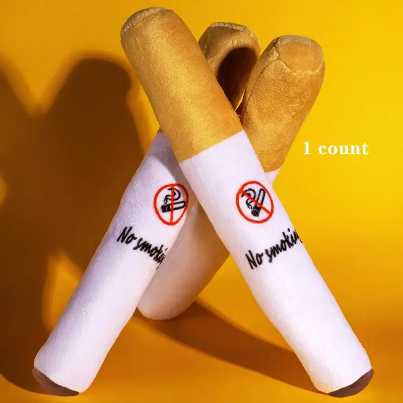 Unique Cigarette Plush Toy Cushion, Multi-size Portable Creative Plush Throw Pillow, Decorative Throw Pillow for Home Sofa Be...