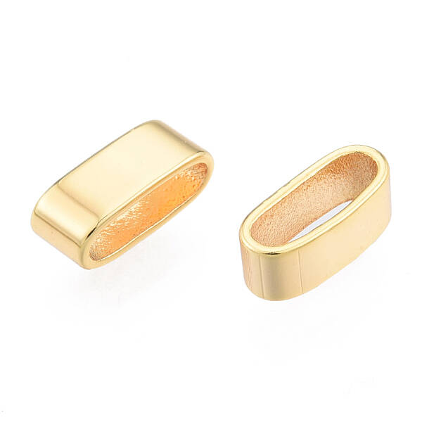 Brass Slide Charms/Slider Beads