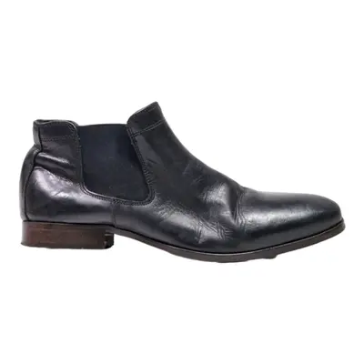 MINELLI Chelsea Boots Black Leather Mens UK 8
