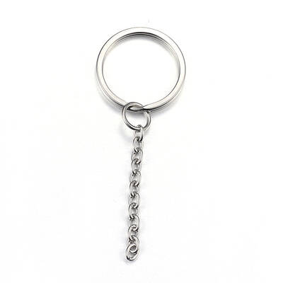 Tarnish Resistant 304 Stainless Steel Split Key Rings