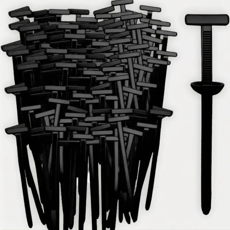 Nylon Cable Tie Clips, Universal Nylon Zip Tie Holder for Automotive Use, Compact Multi-functional Durable Fasteners for Home...