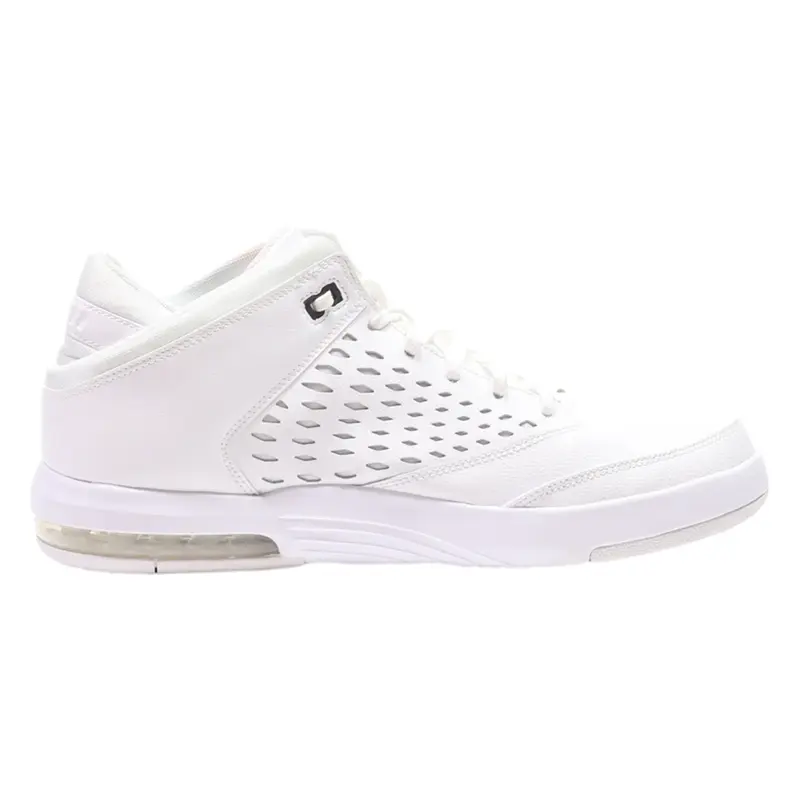AIR JORDAN Sneaker Trainers White Leather Mens UK 12