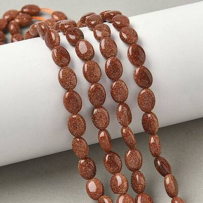 Synthetic Goldstone Beads Strands