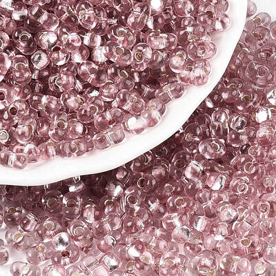Baking Paint Transparent Glass Seed Beads