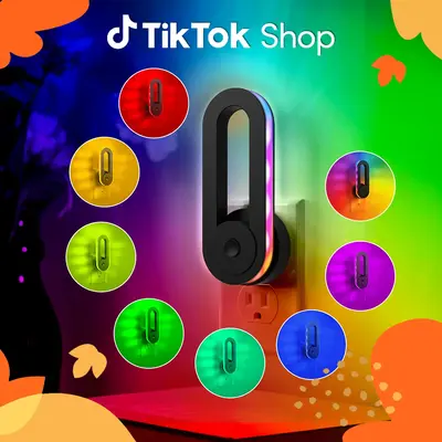 DORESSHOP Rainbow RGB Flowing Night Light, RGB Lamp, Baby Lights, RGB Living Room Decor, Multicolored Led Light, Led Lights f...