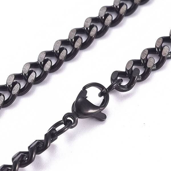 Men's 304 Stainless Steel Cuban Link Chain Necklaces