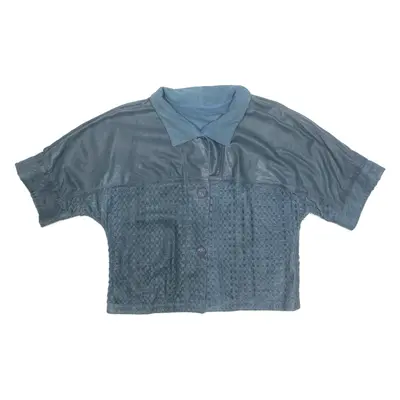 Womens Shirt Blue Collared S