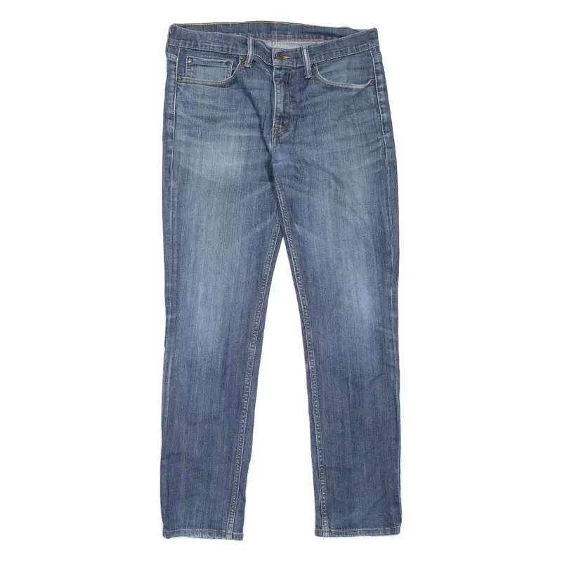 LEVI'S 511 Jeans Mens Blue Slim Straight Stone Wash W35 L32
