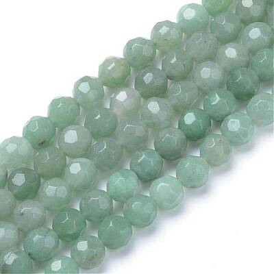 Natural Green Aventurine Bead Strands