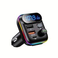 Car Bluetooth 5.0 Adapter Can Be Used As A Wireless FM Radio Transmitter, Equipped with QC3.0 + PD 20W USB Charging Port usb ...
