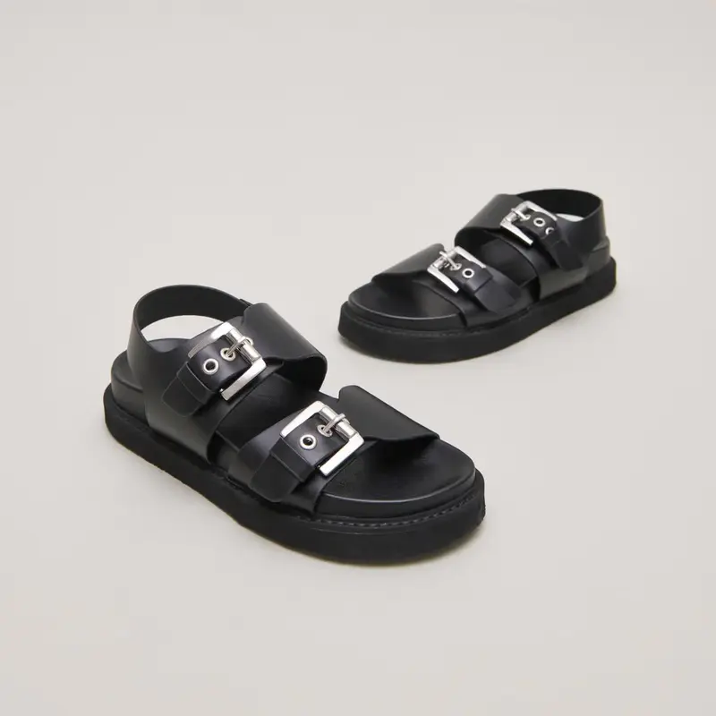 585- Lago Cuir Glace Marron-Fonce | Color: MARRON FONCE | Size: 36