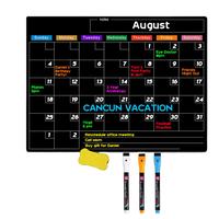 Magnetic Dry Erase Calendar for Fridge, Magnetic Monthly Calendar Board with Dry Erase Markers & Eraser, Monthly Planner Boar...