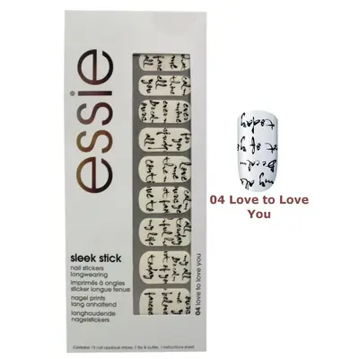 Essie Elegant Nail Stickers Stick 04 Love To Love You
