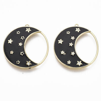 Brass Micro Pave Cubic Zirconia Pendants