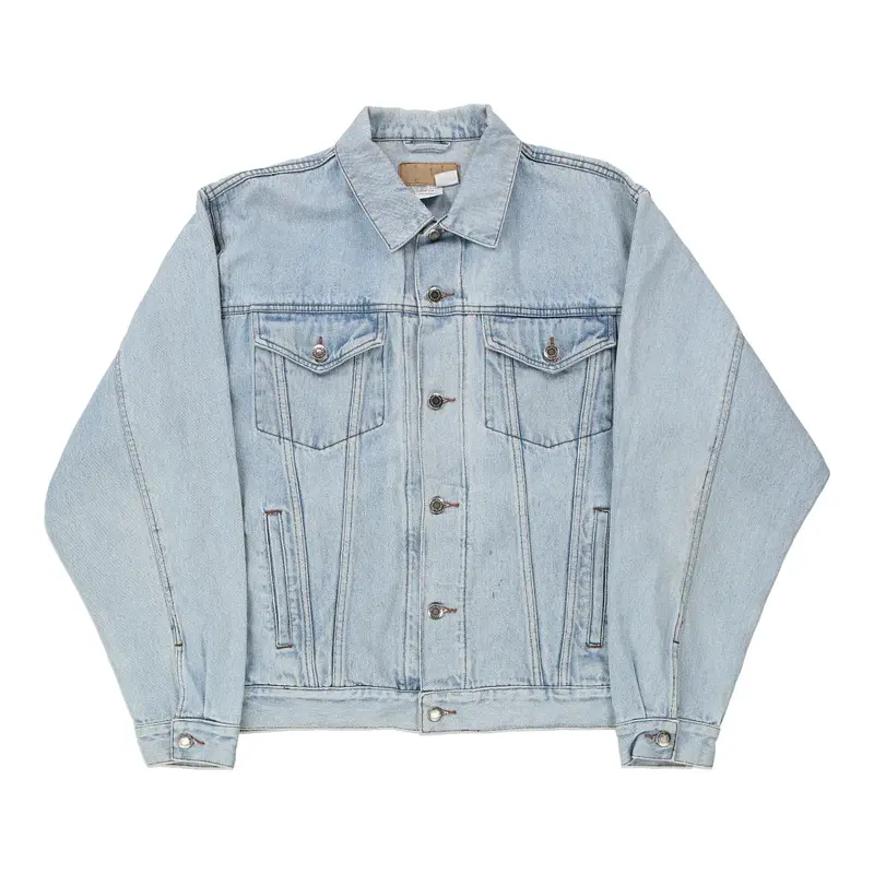 Wrangler Denim Jacket - Medium Blue Cotton Blend
