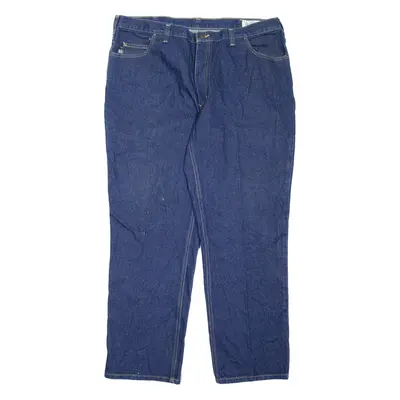 CARHARTT Workwear Mens Jeans Blue Regular Straight W42 L32