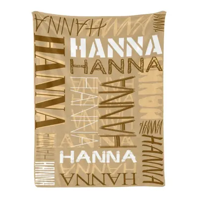 Personalized Name Burlywood Blanket Gift For Kid - Aperturee